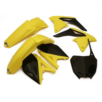 Komplet plastików UFO Suzuki RM-Z 250 żółty czarny - SU413999 Komplet plastików UFO Suzuki RM-Z 250 żółty czarny - SU413999