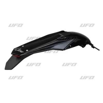 Błotnik tył UFO Suzuki RMZ 250 19 RMZ 450 18-19 czarny Enduro ze światłem LED (SU04947001)