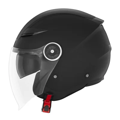 Kask otwarty jet N181 Solid czarny mat XS z blendą - NOX Kask otwarty jet N181 Solid czarny mat XS z blendą - NOX