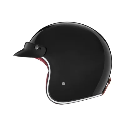 Kask otwarty jet N243 Solid czarny połysk L - NOX Kask otwarty jet N243 Solid czarny połysk L - NOX