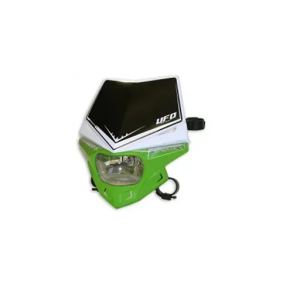 Lampa owiewka przód UFO Stealth z dodatkowymi światłami LED homologacja zielony (PF01715W026) Lampa owiewka przód UFO Stealth z dodatkowymi światłami LED homologacja zielony (PF01715W026)