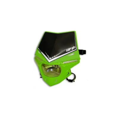 Lampa owiewka przód UFO Stealth z dodatkowymi światłami LED homologacja zielony (PF01715026) Lampa owiewka przód UFO Stealth z dodatkowymi światłami LED homologacja zielony (PF01715026)