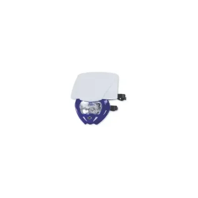 Lampa owiewka przód UFO Panther Dual homologacja biały niebieski (PF01709W089)