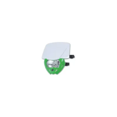 Lampa owiewka przód UFO Panther Dual homologacja biały zielony (PF01709W026)