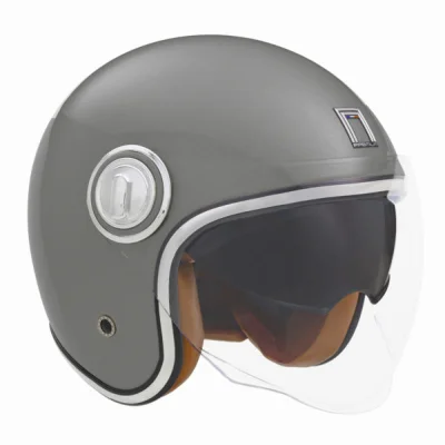 Kask otwarty Jet Heritage Solid tytanowy mat M - NOX Kask otwarty Jet Heritage Solid tytanowy mat M - NOX