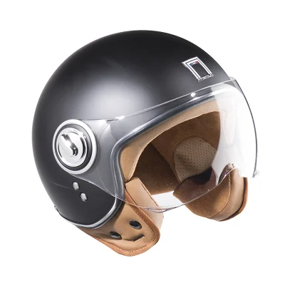 Kask otwarty jet Idol Solid czarny mat L - NOX Kask otwarty jet Idol Solid czarny mat L - NOX