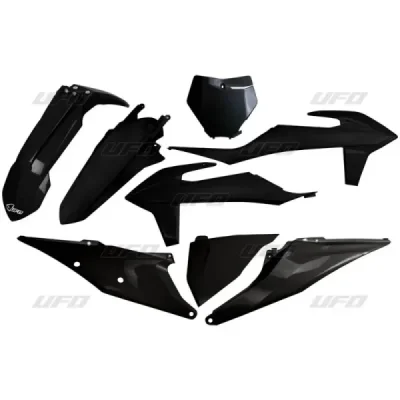 Komplet plastików UFO KTM SX SXF 19-22 czarny (KTKIT522001) Komplet plastików UFO KTM SX SXF 19-22 czarny (KTKIT522001)