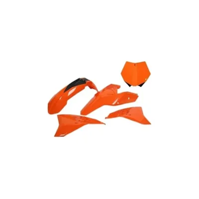 Komplet plastików UFO KTM SX 85 13-17 pomarańczowy biały OEM (KTKIT514999) Komplet plastików UFO KTM SX 85 13-17 pomarańczowy biały OEM (KTKIT514999)