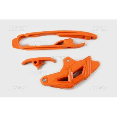 Zestaw UFO ślizg i prowadnica KTM SX SXF 16-21 (z wyjątkiem SX 250 16) pomarańczowy (KT04067127) Zestaw UFO ślizg i prowadnica KTM SX SXF 16-21 (z wyjątkiem SX 250 16) pomarańczowy (KT04067127)