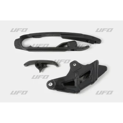 Zestaw UFO ślizg i prowadnica KTM SX SXF 16-17 (z wyjątkiem SX 250 16) czarny (KT04067001) Zestaw UFO ślizg i prowadnica KTM SX SXF 16-17 (z wyjątkiem SX 250 16) czarny (KT04067001)