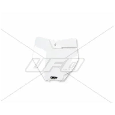 Tablica na numer startowy UFO KTM SX SXF 16-18 biała (KT04063047)