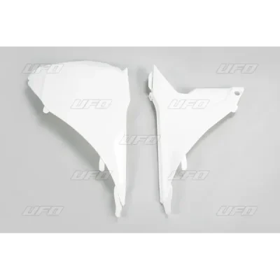 Osłony airboxa puszki filtra powietrza UFO KTM SX 13-16 SXF 13-15 biały (KT04053047)