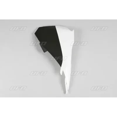 Osłony airboxa puszki filtra powietrza UFO KTM SX 85 13-17 1 szt. lewy OEM biały czarny (KT04043999K) Osłony airboxa puszki filtra powietrza UFO KTM SX 85 13-17 1 szt. lewy OEM biały czarny (KT04043999K)