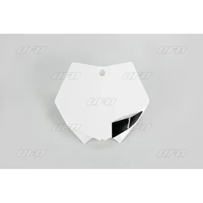 Tablica na numer startowy UFO KTM SX SXF 07-12 biała (KT03093047)