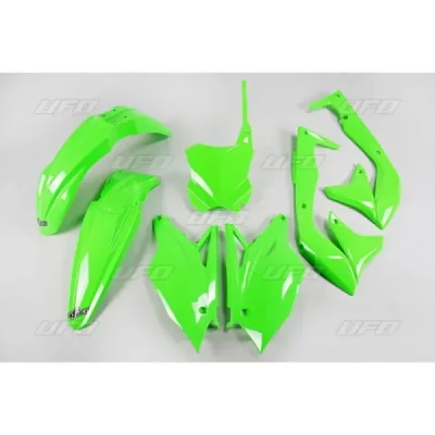 Komplet plastików UFO Kawasaki KXF 450 18 zielony Fluo (KAKIT226AFLU) Komplet plastików UFO Kawasaki KXF 450 18 zielony Fluo (KAKIT226AFLU)