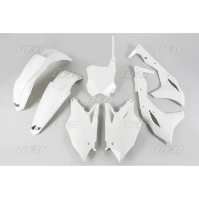 Komplet plastików UFO Kawasaki KXF 250 18-19 biały - KA225E047 Komplet plastików UFO Kawasaki KXF 250 18-19 biały - KA225E047