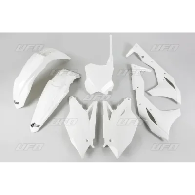 Komplet plastików UFO Kawasaki KXF 250 biały - KA224047 Komplet plastików UFO Kawasaki KXF 250 biały - KA224047