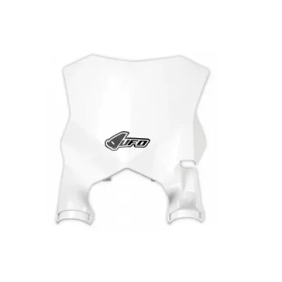 Tablica na numer startowy UFO Kawasaki KXF 250 17-19 KXF 450 16-19 biała (KA04746047)