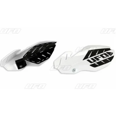 Osłony rąk handbary UFO Flame Kawasaki KXF 250 450 13-17 białe czarne (KA04745041) Osłony rąk handbary UFO Flame Kawasaki KXF 250 450 13-17 białe czarne (KA04745041)