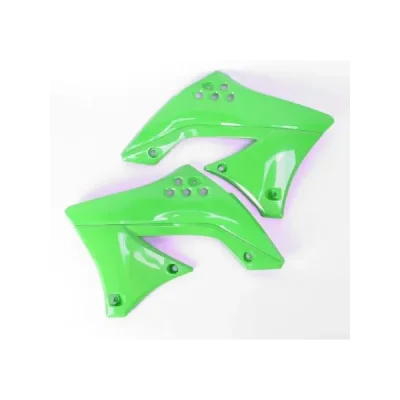 Osłony chłodnicy UFO Kawasaki KXF 450 09-11 zielone (KA04713026)
