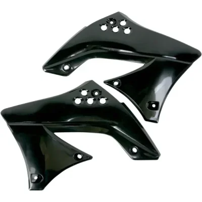 Osłony chłodnicy UFO Kawasaki KXF 450 09-11 czarne (KA04713001)