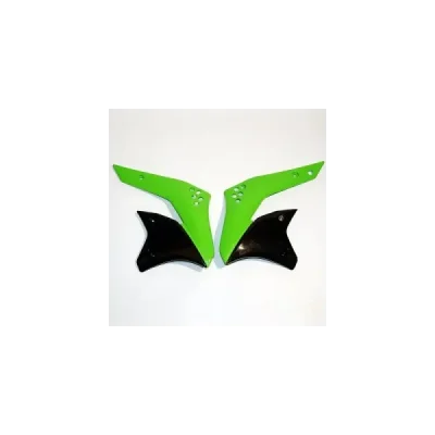 Osłony chłodnicy UFO Kawasaki KXF 250 07 zielone czarne (KA03783026) Osłony chłodnicy UFO Kawasaki KXF 250 07 zielone czarne (KA03783026)
