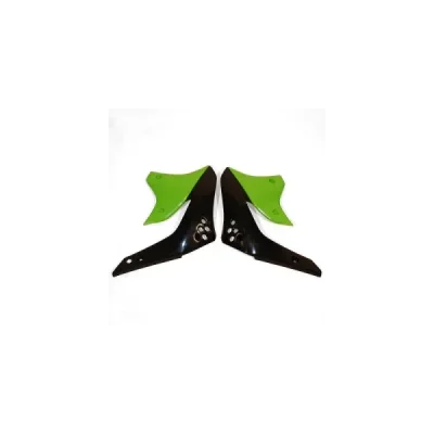 Osłony chłodnicy UFO Kawasaki KXF 450 06 czarne zielone (KA03770026) Osłony chłodnicy UFO Kawasaki KXF 450 06 czarne zielone (KA03770026)