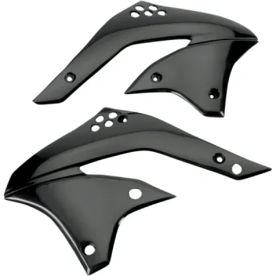 Osłony chłodnicy UFO Kawasaki KXF 450 06 czarne (KA03770001)