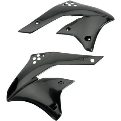 Osłony chłodnicy UFO Kawasaki KXF 250 06 czarne (KA03767001)