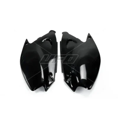 Komplet plastikowych osłon bocznych tylnych UFO Kawasaki KX 125 250 03-17 czarne (KA03739001)