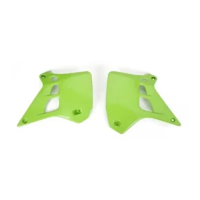 Osłony chłodnicy UFO Kawasaki KX 125 90-91 zielone (KA02728026)