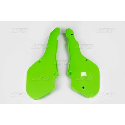 Komplet plastikowych osłon bocznych tylnych UFO Kawasaki KX 125 250 500 87 zielone (KA02704026) Komplet plastikowych osłon bocznych tylnych UFO Kawasaki KX 125 250 500 87 zielone (KA02704026)