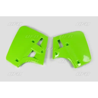 Osłony chłodnicy UFO Kawasaki KX 250 500 87 zielone (KA02703026)