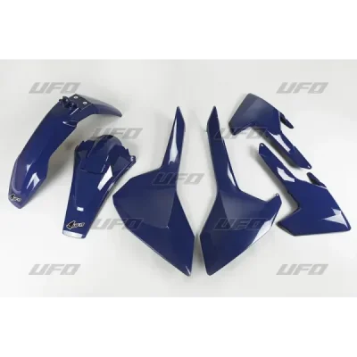 Komplet plastików UFO Husqvarna TE TX 125 250 300 17-19 FE 250 350 450 501 17-19 niebieski (HUKIT618087)