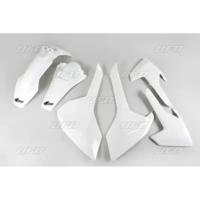 Komplet plastików UFO Husqvarna TE TX 125 250 300 17-19 FE 250 350 450 501 17-19 biały (HUKIT618041)