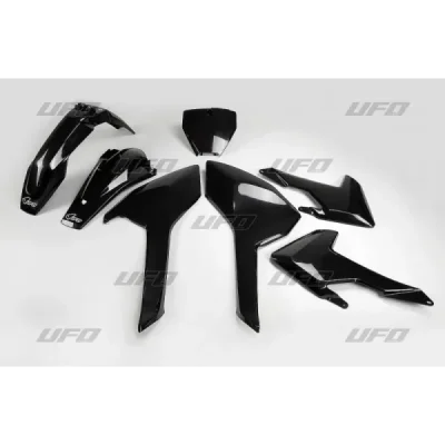 Komplet plastików UFO Husqvarna czarny - HU616001