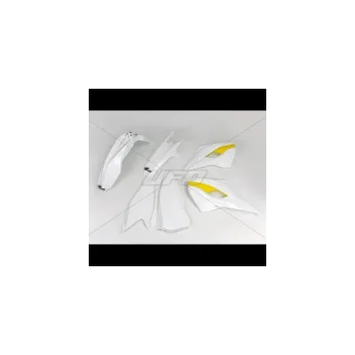 Komplet plastików UFO Husqvarna TE FE 125 250 300 350 450 15 biały żółty (HUKIT615999) Komplet plastików UFO Husqvarna TE FE 125 250 300 350 450 15 biały żółty (HUKIT615999)