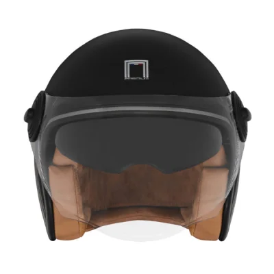Kask otwarty Jet Heritage Line czarny/tytanowy mat M - NOX Kask otwarty Jet Heritage Line czarny/tytanowy mat M - NOX