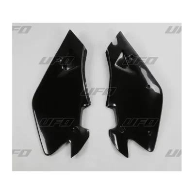 Komplet plastikowych osłon bocznych tylnych UFO Husqvarna 2T 00-04 4T 02-04 czarne (HU03304001)