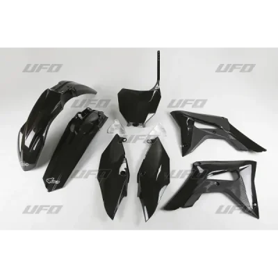 UFO KOMPLET PLASTIKÓW HONDA CRF 250R '18-'21, CRF 450R '17-'20 CZARNY(HO119E001) UFO KOMPLET PLASTIKÓW HONDA CRF 250R '18-'21, CRF 450R '17-'20 CZARNY(HO119E001)