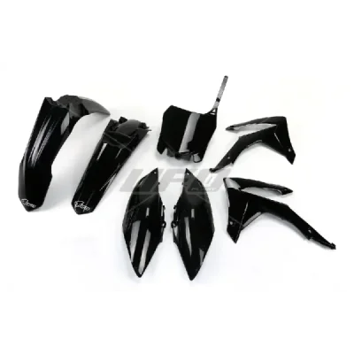 UFO KOMPLET PLASTIKÓW HONDA CRF 450R '13-'16, CRF 250R '14-'17 CZARNY (HO116E001) UFO KOMPLET PLASTIKÓW HONDA CRF 450R '13-'16, CRF 250R '14-'17 CZARNY (HO116E001)