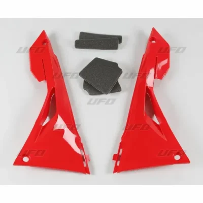 Osłony airboxa puszki filtra powietrza UFO Honda CRF 250R-RX 18-20 CRF 450R-RX 17-20 czerwony (HO04685070)