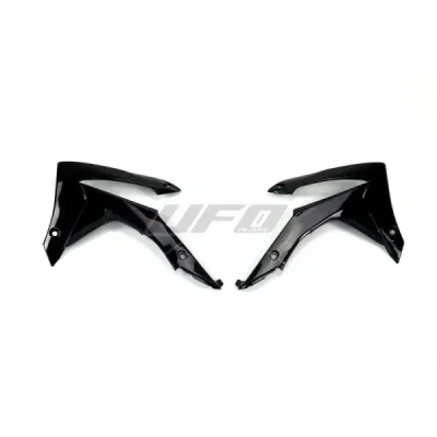 Osłony chłodnicy UFO Honda CRF 250R 14-17 CRF 450R 13-16 czarne (HO04657001)