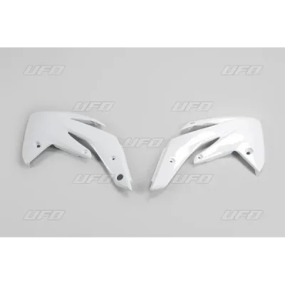 Osłony chłodnicy UFO Honda CRF 150 07-22 białe (HO04619041)