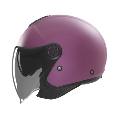 Kask otwarty jet N182 Solid fuksja mat S z blendą - NOX Kask otwarty jet N182 Solid fuksja mat S z blendą - NOX