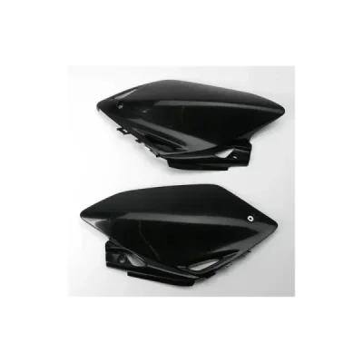 Komplet plastikowych osłon bocznych tylnych UFO Honda CRF 450R 05-06 czarne (HO03656001)