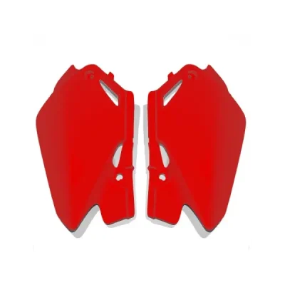 Komplet plastikowych osłon bocznych tylnych UFO Honda CR 85 03-07 czerwone (HO03631070) Komplet plastikowych osłon bocznych tylnych UFO Honda CR 85 03-07 czerwone (HO03631070)