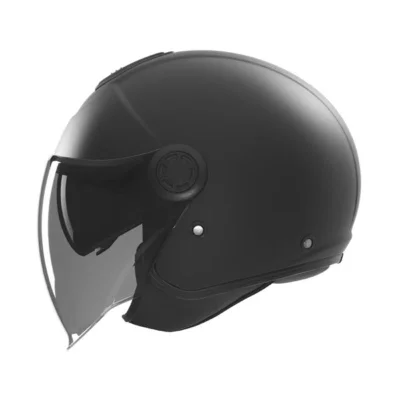 Kask otwarty jet N182 Solid czarny mat XXL z blendą - NOX