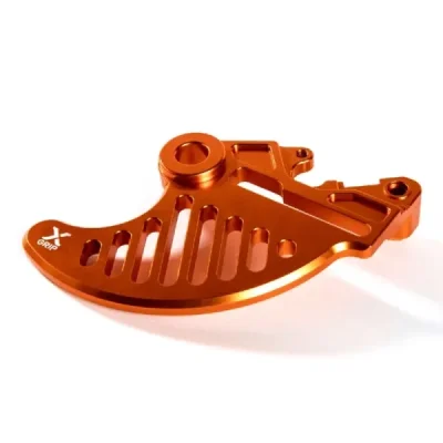 Osłona tarczy hamulca tył X-Grip KTM EXC EXC-F 04- Husqvarna TE FE 14- Husaberg - 13 Gas Gas EC EC-F 21- pomarańczowa (XG-1654)