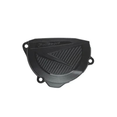 Osłona pokrywy sprzęgła KTM SXF/EXCF 250/350 09-12 czarny nowy wzór - POLISPORT
